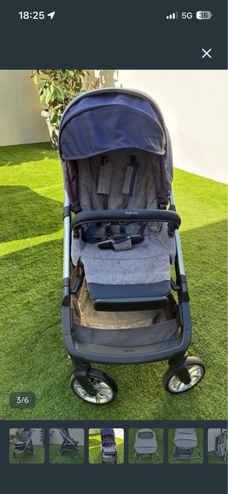 Carrito Bebé Inglesina Aptica color azul