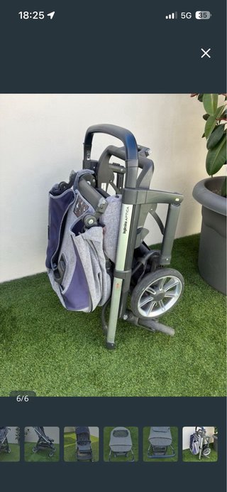 Carrito Bebé Inglesina Aptica color azul