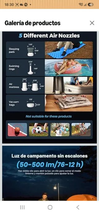 Bomba de aire portátil MAX PUMP 2 PRO nuevo precin