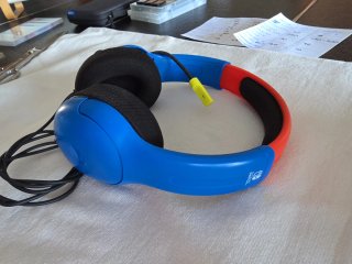 Auriculares Nintendo Switch Azul/Rojo