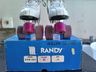 Patines Randy Talla 36 Botas Blancas Años 80