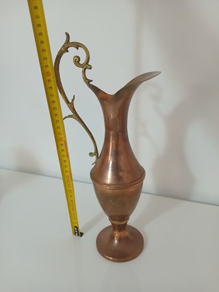 Brocca Vaso Rame e Ottone L. Lecellier Villedieu