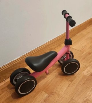 Bicicleta infantil rosa 3 ruedas