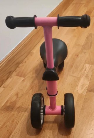 Bicicleta infantil rosa 3 ruedas