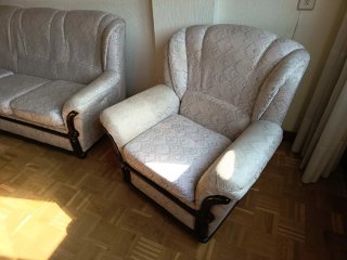 Sofá 3 plazas y 2 sillones