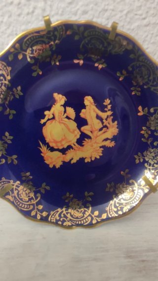 Plato miniatura porcelana Limoges