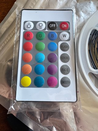 Striscia LED RGB 4m USB con telecomando multicolor