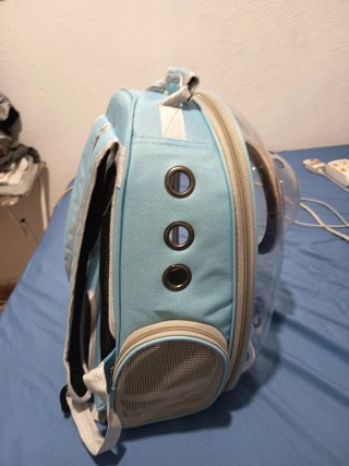 Mochila Transportín para Gatos Transparente