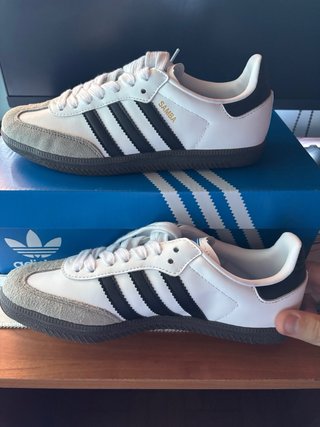 Adidas Samba OG Blancas/Negras - Talla 37