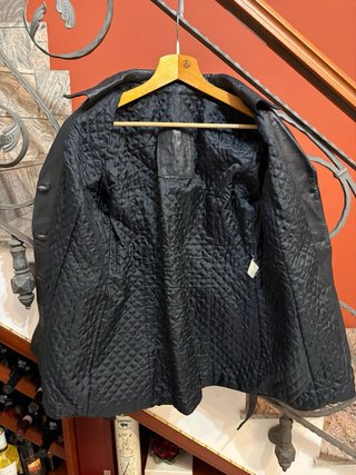 Giacca trench donna in vera pelle morbida vintage