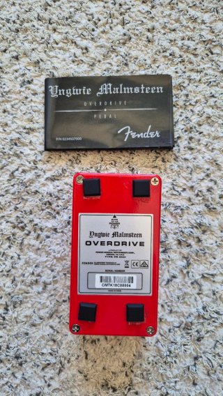 Pedal Fender Overdrive Yngwie Malmsteen