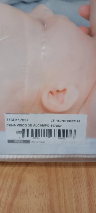 Colchón Cuna Viscoelástico 117x57