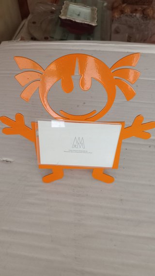 Marco de fotos naranja divertido RM