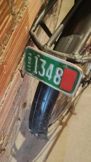 Bicicleta Clásica Modificada Roja y Negra