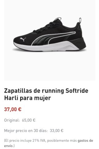 Zapatillas Puma Negras Nuevas