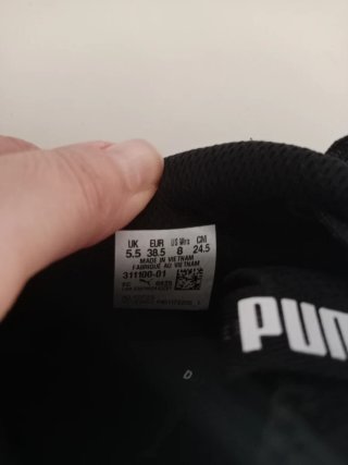 Zapatillas Puma Negras Nuevas