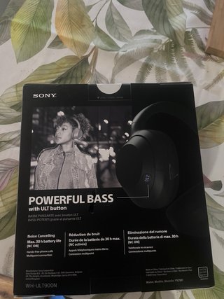 Sony ULT WEAR Auriculares Negro/Multicolor