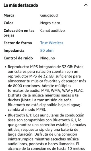 Auriculares Bone Conduction Wireless