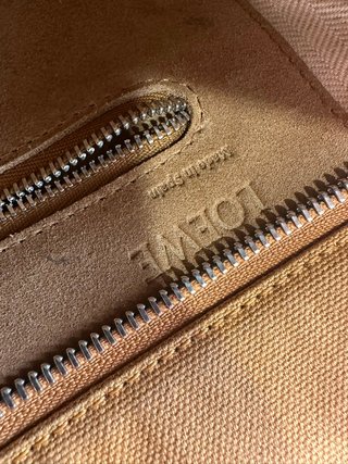 Bolso Loewe The Street Journal Tote Marrón/Amarill