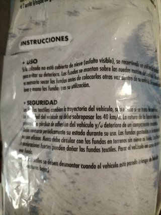 Fundas Nieve Easy Sock Talla M