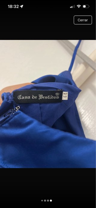 Vestido azul de fiesta