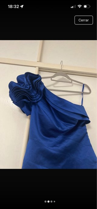 Vestido azul de fiesta