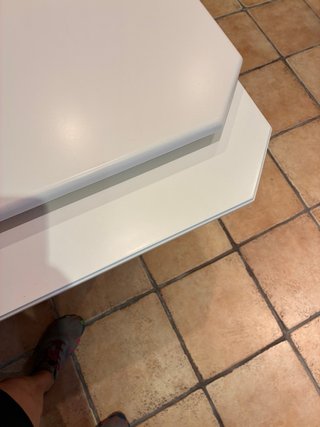Mesa comedor extensible madera blanca