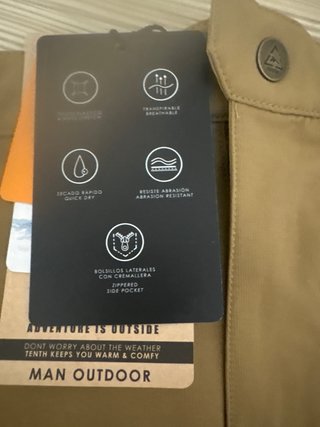 Pantalón corto OUTDOOR Decimas Talla XL (NUEVO)
