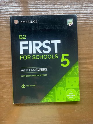 Libro y workbook Cambridge para preparar B2