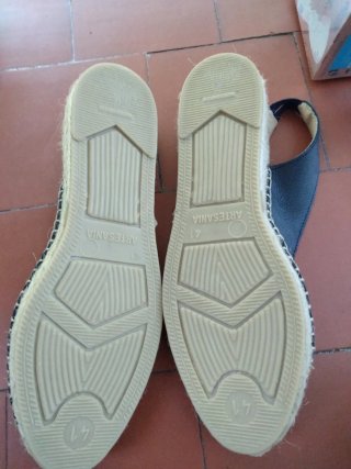 Sandalias tacón alto fiesta. Alpargatas