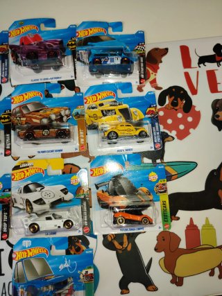 Lote Hot Wheels Tarjetas Dañadas