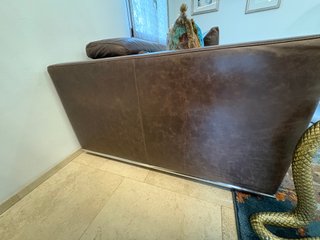 Divano angolare in  Pelle  Made in Italy