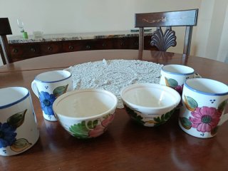 Cuencos y tazas vintage, antiguas