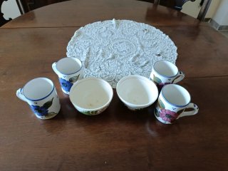 Cuencos y tazas vintage, antiguas
