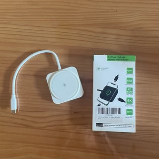 Hub USB-C 5 en 1 + Cargador Inalámbrico Magnético