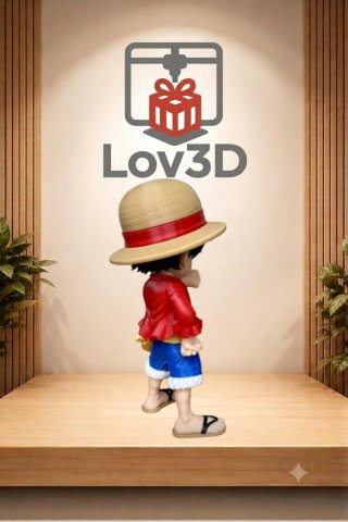 Figura Luffy 3D 30cm