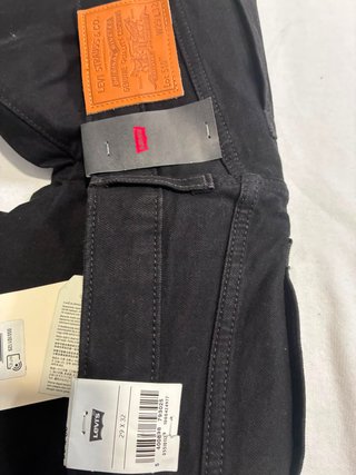 Levi's W29 L32 Pantalones Negros
