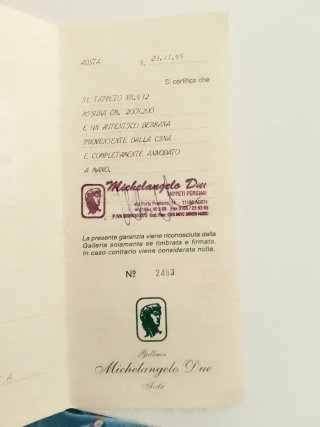 Alfombra Berkana anudada a mano