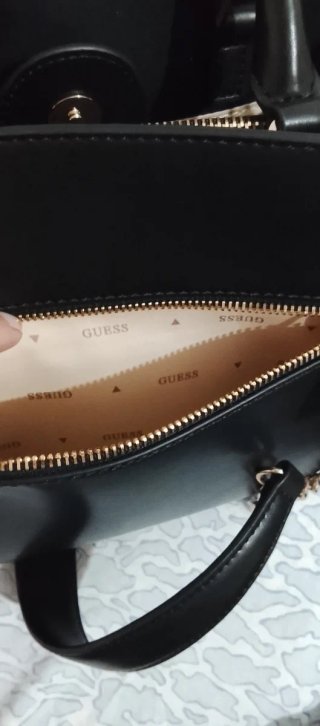 Borsa Guess est 1981 Nera Oro