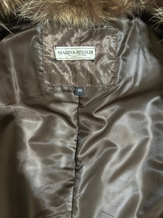 Cappotto lungo Marina Rinaldi marrone