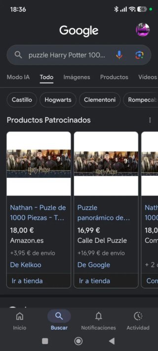 Puzzle Harry Potter 1000 piezas Nathan