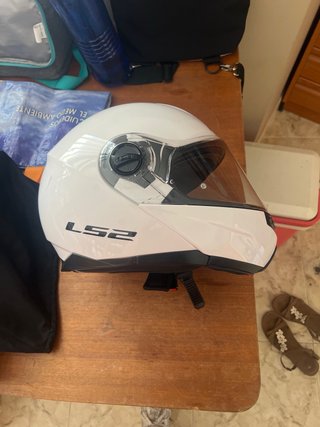 Casco Moto LS2 Strobe Blanco