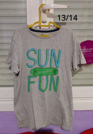 Camisetas manga corta niño talla 10/12