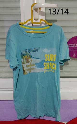Camisetas manga corta niño talla 10/12