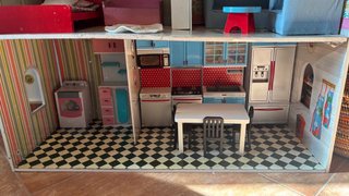 Casa de muñecas grande de madera Con muebles