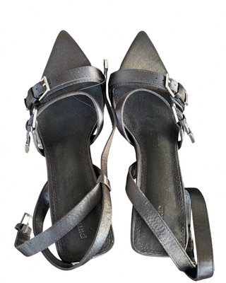Sandali Pinkie neri tacco 37