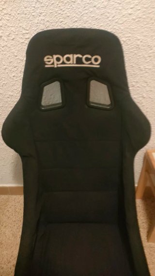 Backet Sparco Negro Competición