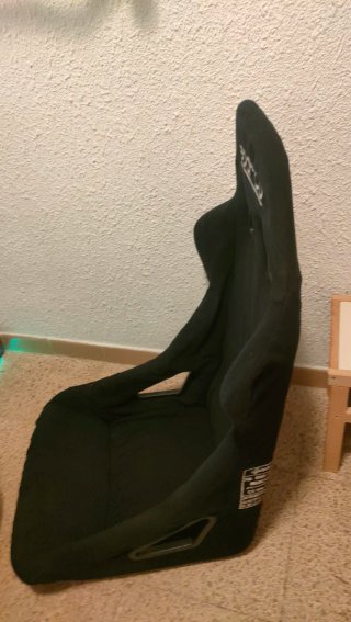 Backet Sparco Negro Competición