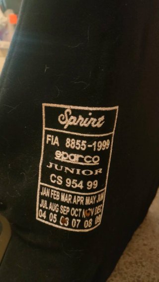 Backet Sparco Negro Competición