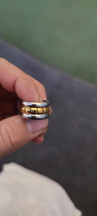Anillo Bvlgari Oro y Plata